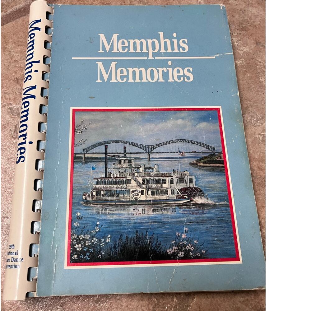 Memphis Memories‎ 1989 Cookbook National Square Dance Convention 80s VTG Vintage